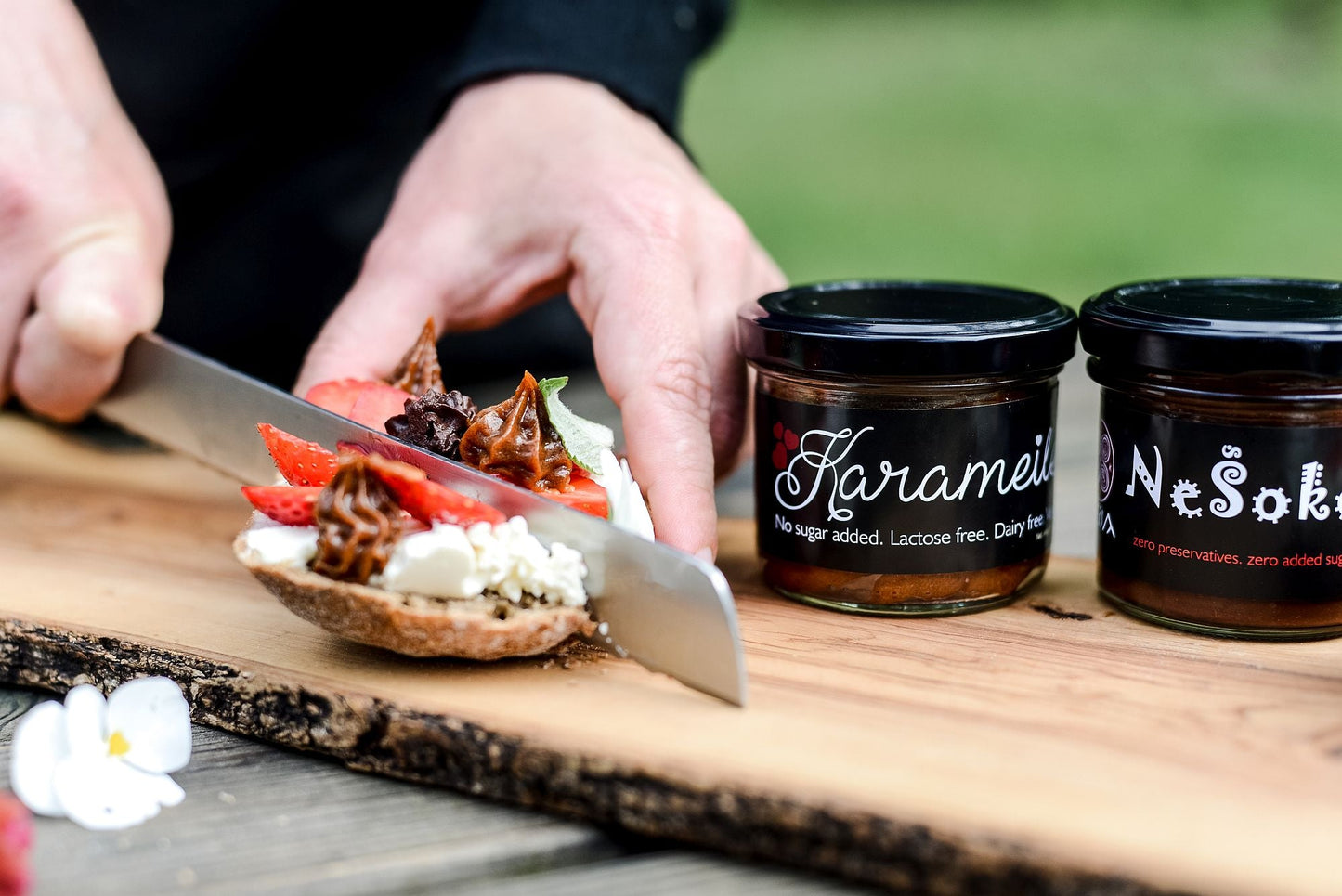 Veganiška karamelė be cukraus