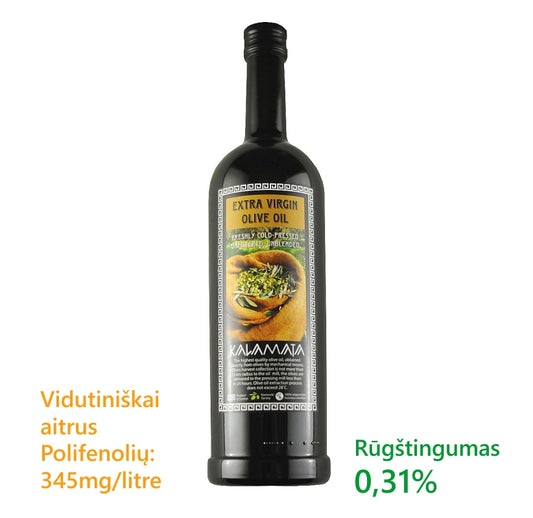 Kalamata mild, extra pure olive oil