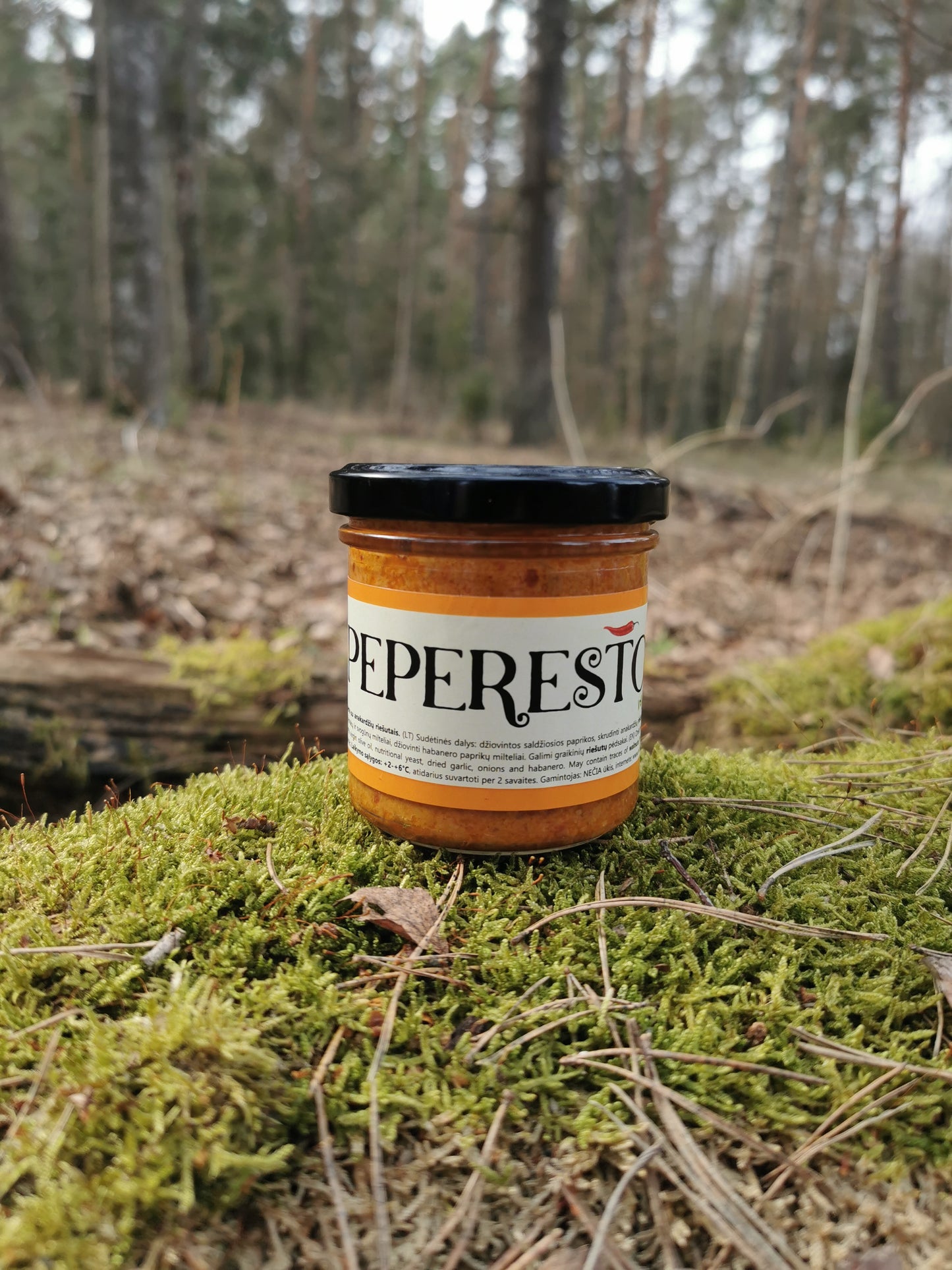 TIK PAGAL IŠANKSTINĮ  UŽSAKYMĄ! Peperesto - veganiškas paprikų pesto su anakardžių riešutais (5 indeliai)