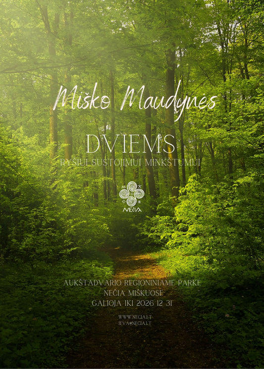 Miško Maudynės Dviems DOVANŲ KUPONAS